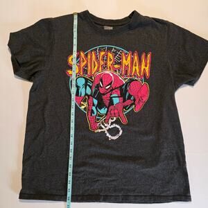 Spider Man Graphic T Shirt Mens XL Dark Gray Marvel Beyond Amazing Tee